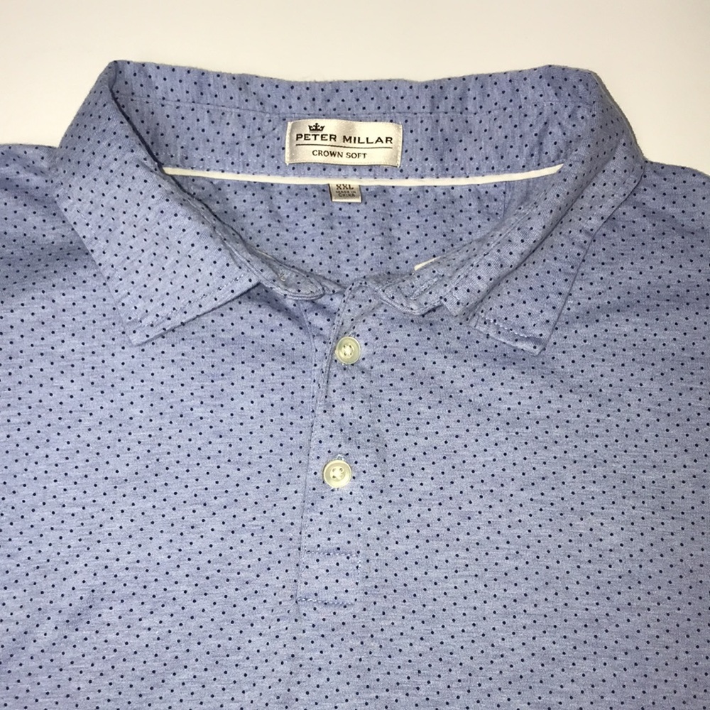 Peter Millar Crown soft collared shirt. Mens XXL